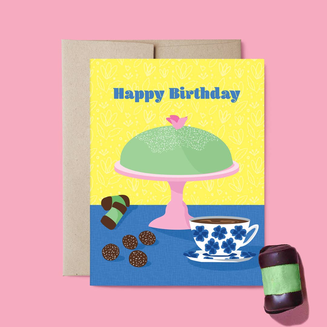 Greeting Cards - Princess Cake Birthday Card