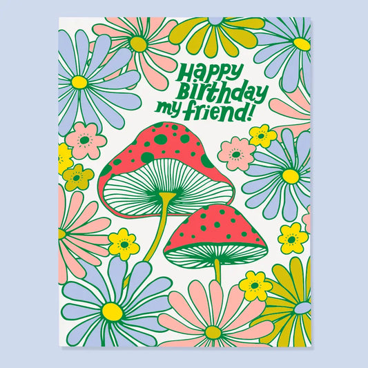 Greeting Cards - Mushroom Bday