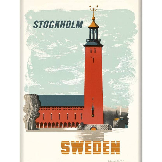 Kauffer: The City Hall in Stockholm Magnet