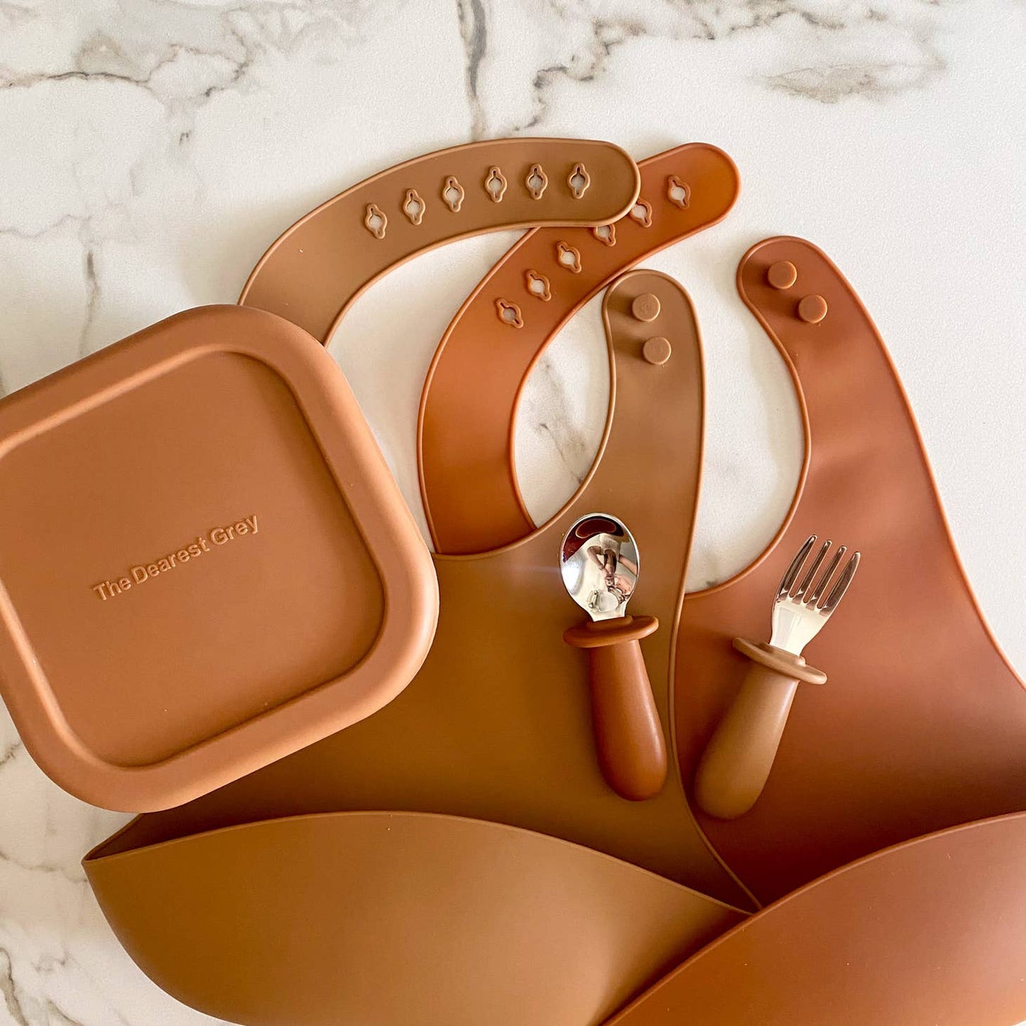 Fork & Spoon Set | Terracotta & Ginger