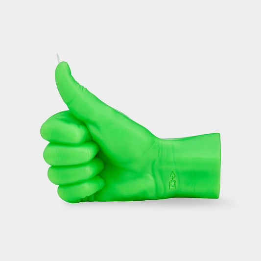 Candlehand Thumbs Up - Neon Green