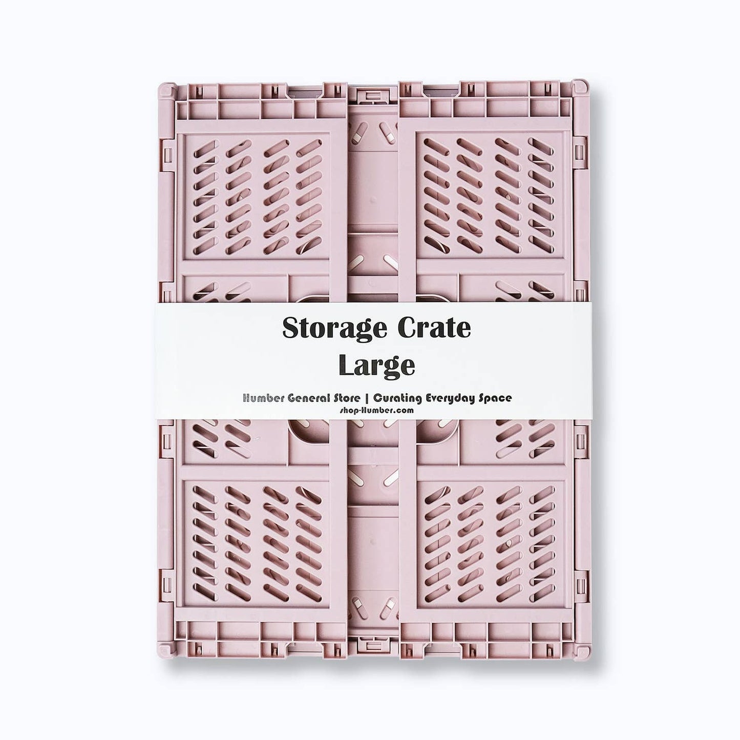 Humber Large Storage Crate - Dusty Pink