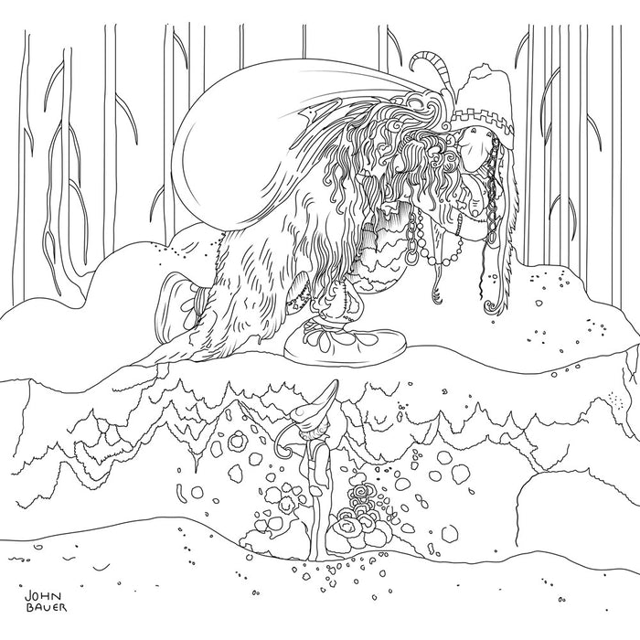 Fantasy Forest Coloring Book: John Bauer