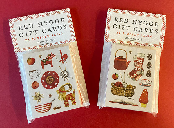 Gift Enclosure Cards - Red Hygge