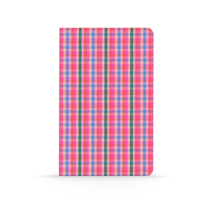 Pink Plaid Classic Layflat Notebook