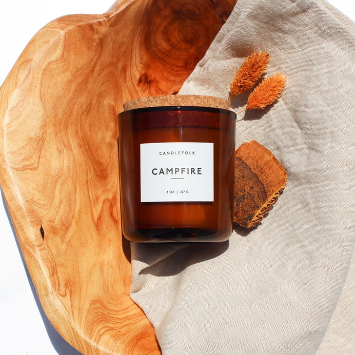 Tumbler 8oz Soy Candle - Campfire