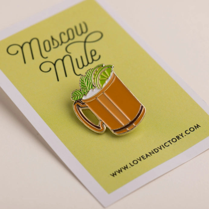 Moscow Mule Cocktail Pin