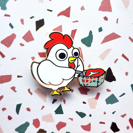 Chicken Fried Steak Enamel Pin