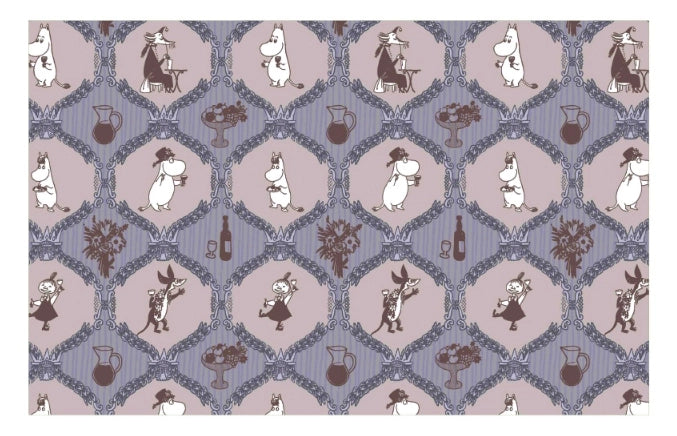 Moomin Pattern Warm Cozy Throw Blanket - Classic