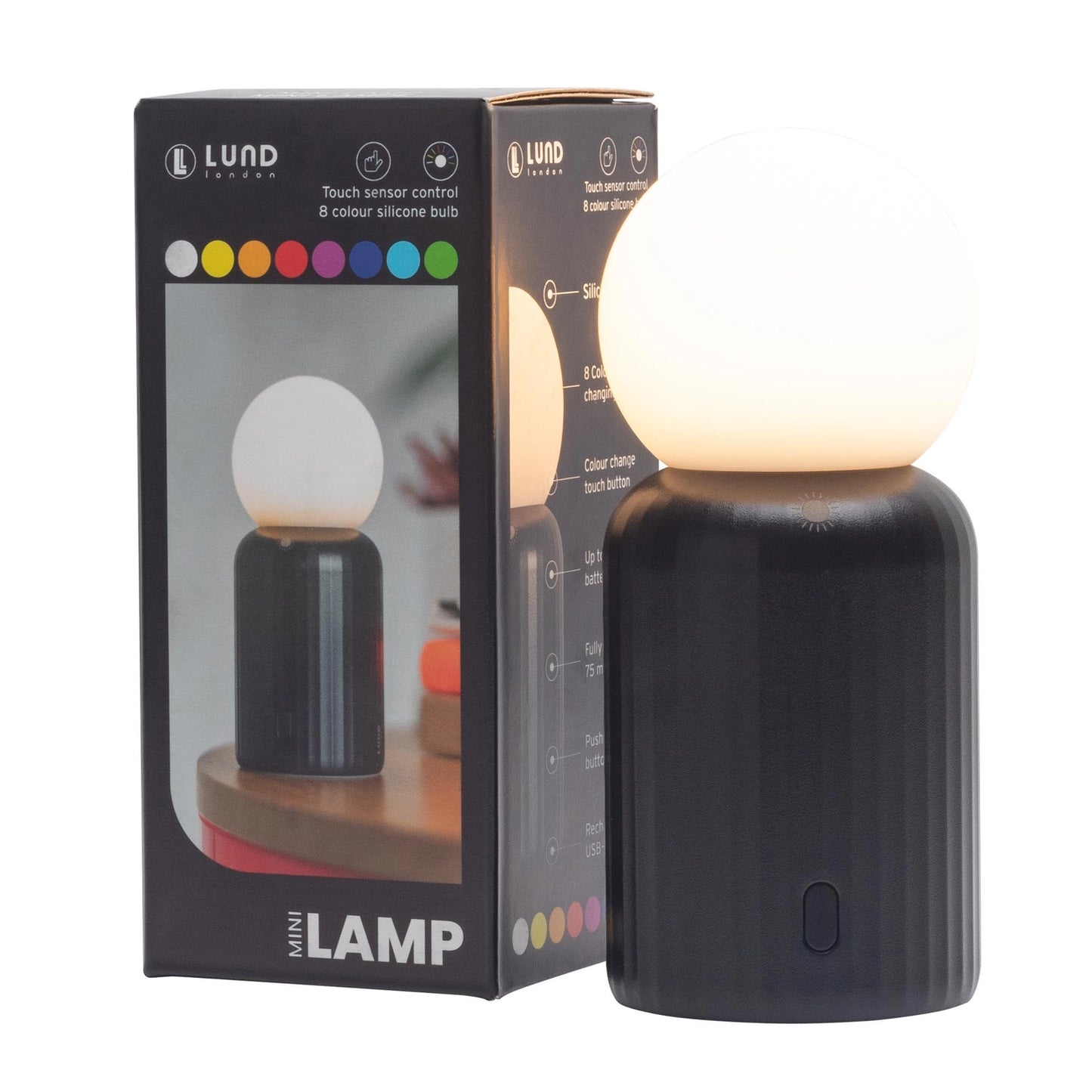 Mini Wireless Lamp - Black