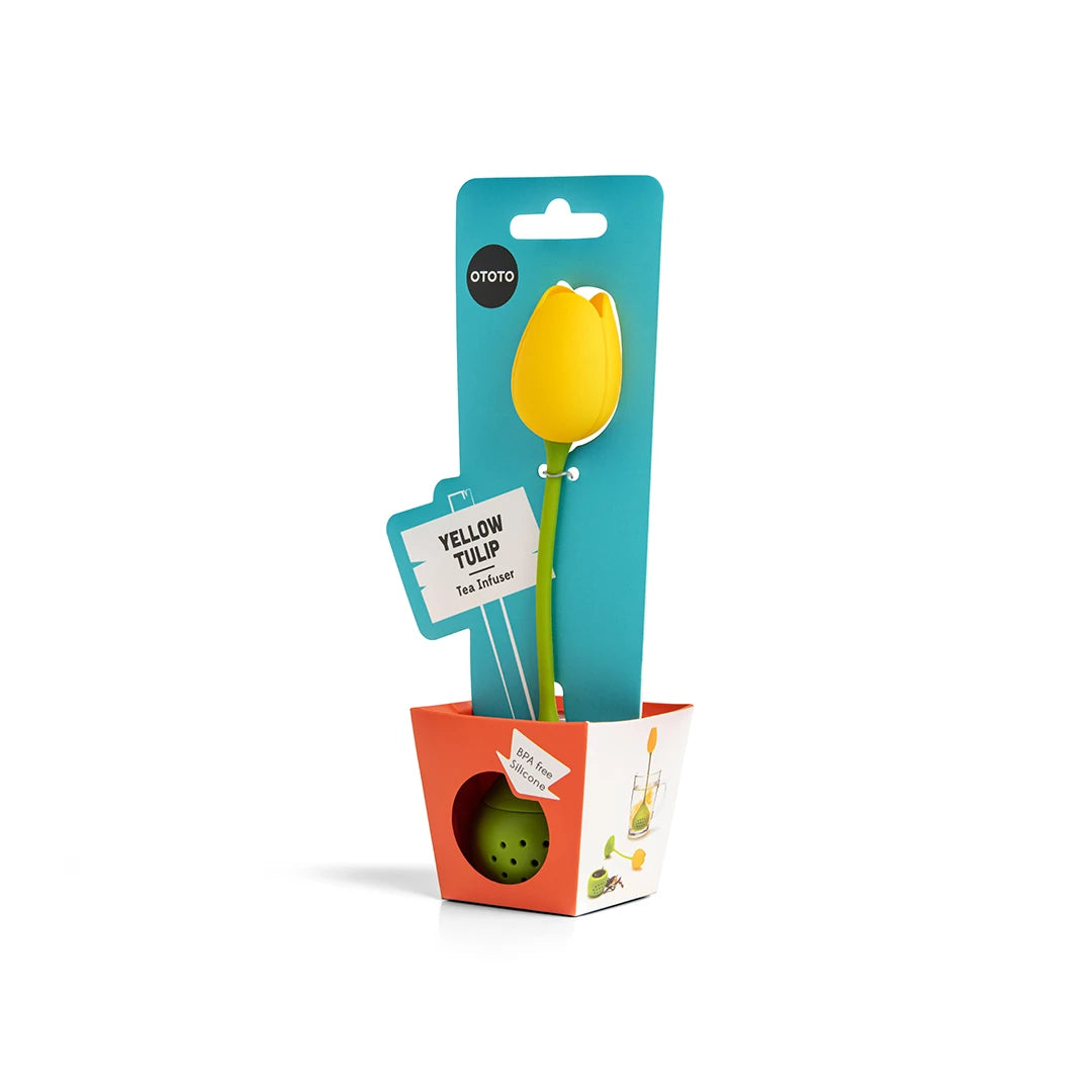Tulip Tea Infuser - Yellow