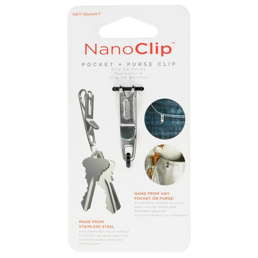 Nano Clip | Stainless Steel Pocket & Purse Clip