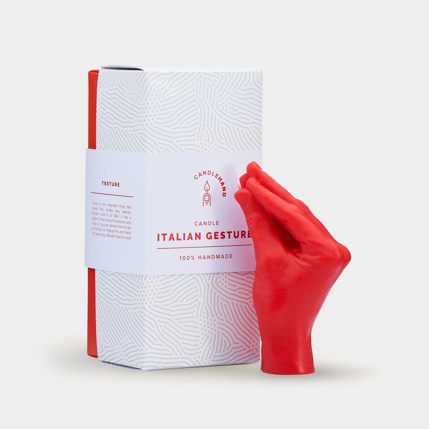 Candlehand Italian Gesture - Red