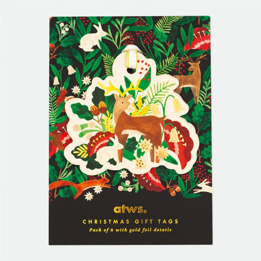 Gift Tag - White Bunny