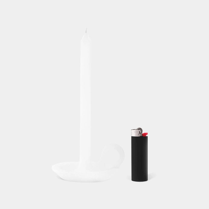 Tallow Taper Candle - Soft White