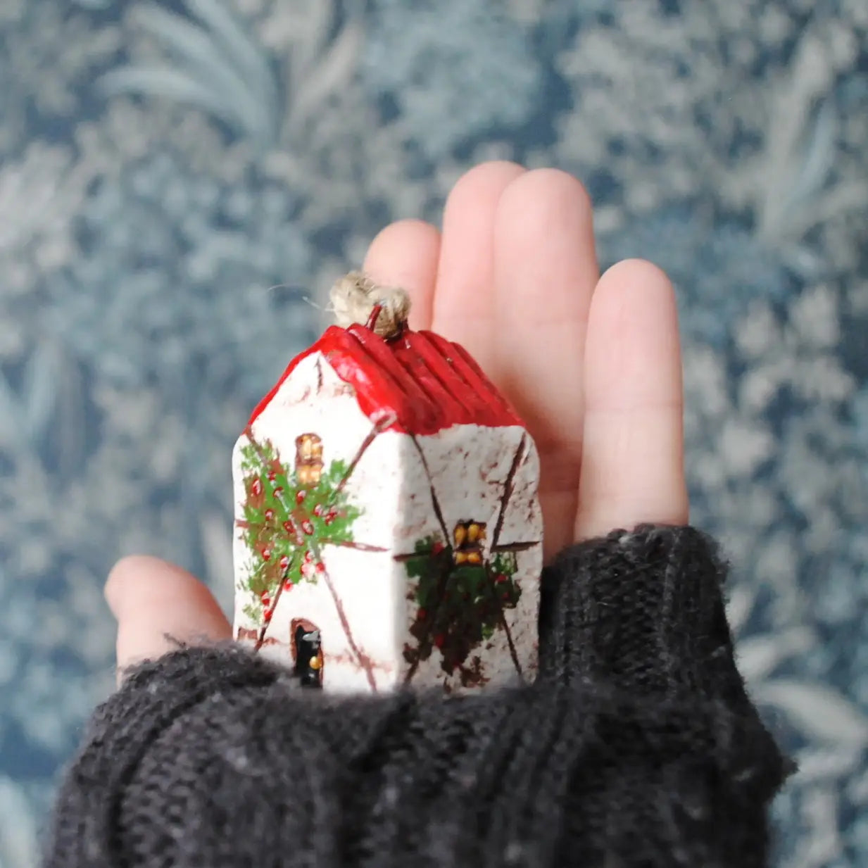 Mini Fachwerk House Collectible Ornaments