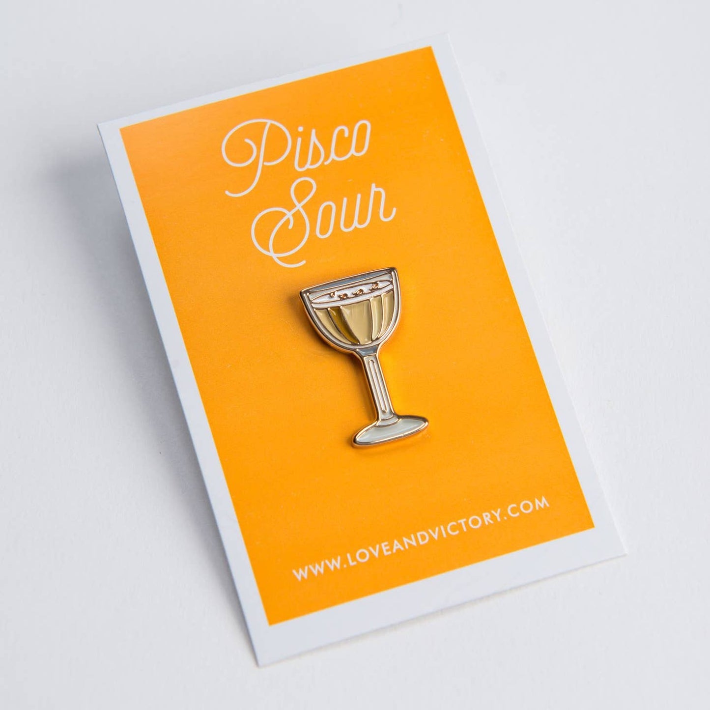 Pisco Sour Cocktail Pin