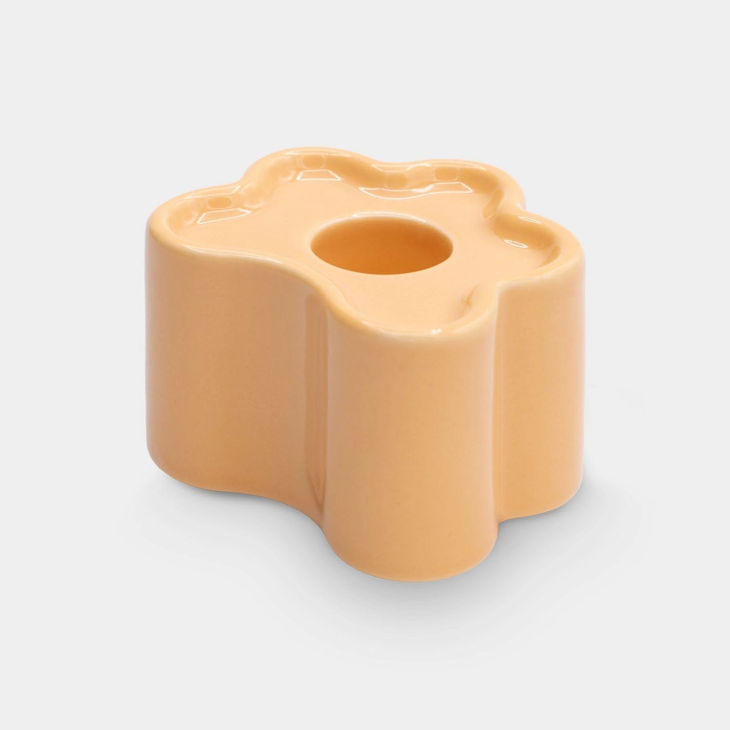 Octaevo Flora Candle Holder - Small Orange