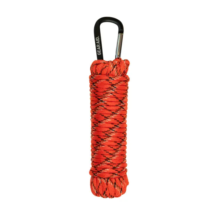 Heavy-Duty 550 Paracord Reflective Orange - 30ft