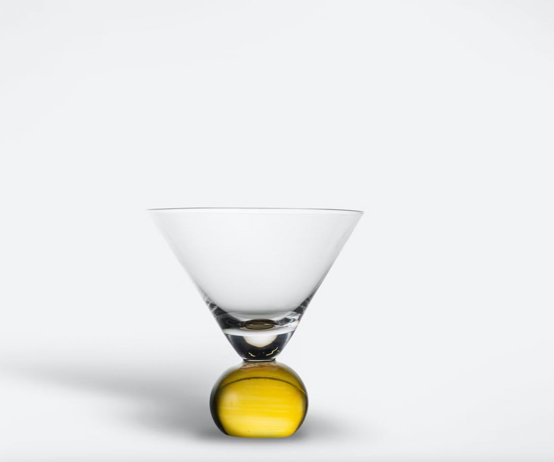 Modern Glass Spice - Yellow