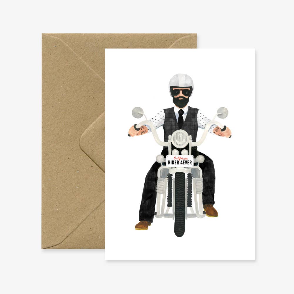 Greeting Cards -  Biker Forever