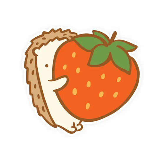 The Big Ripe Strawberry Vinyl Sticker