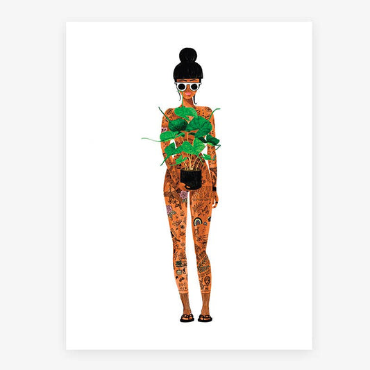 Naked Woman Art Print - Small