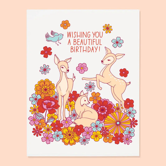 Greeting Cards - Forest Bday