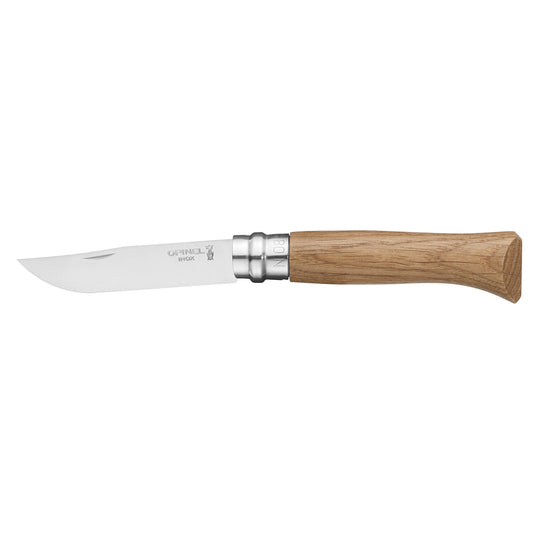 Opinel No.08 Oak Wood Folding Knife