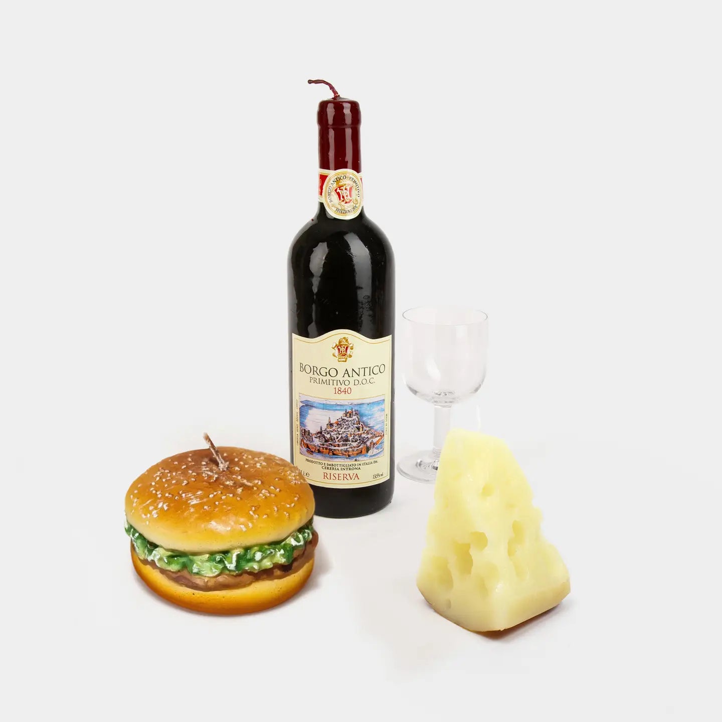 Buon Appetito Hamburger Candle
