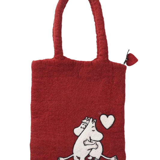 Moomin Klippan Handmade Tote Bag - Red