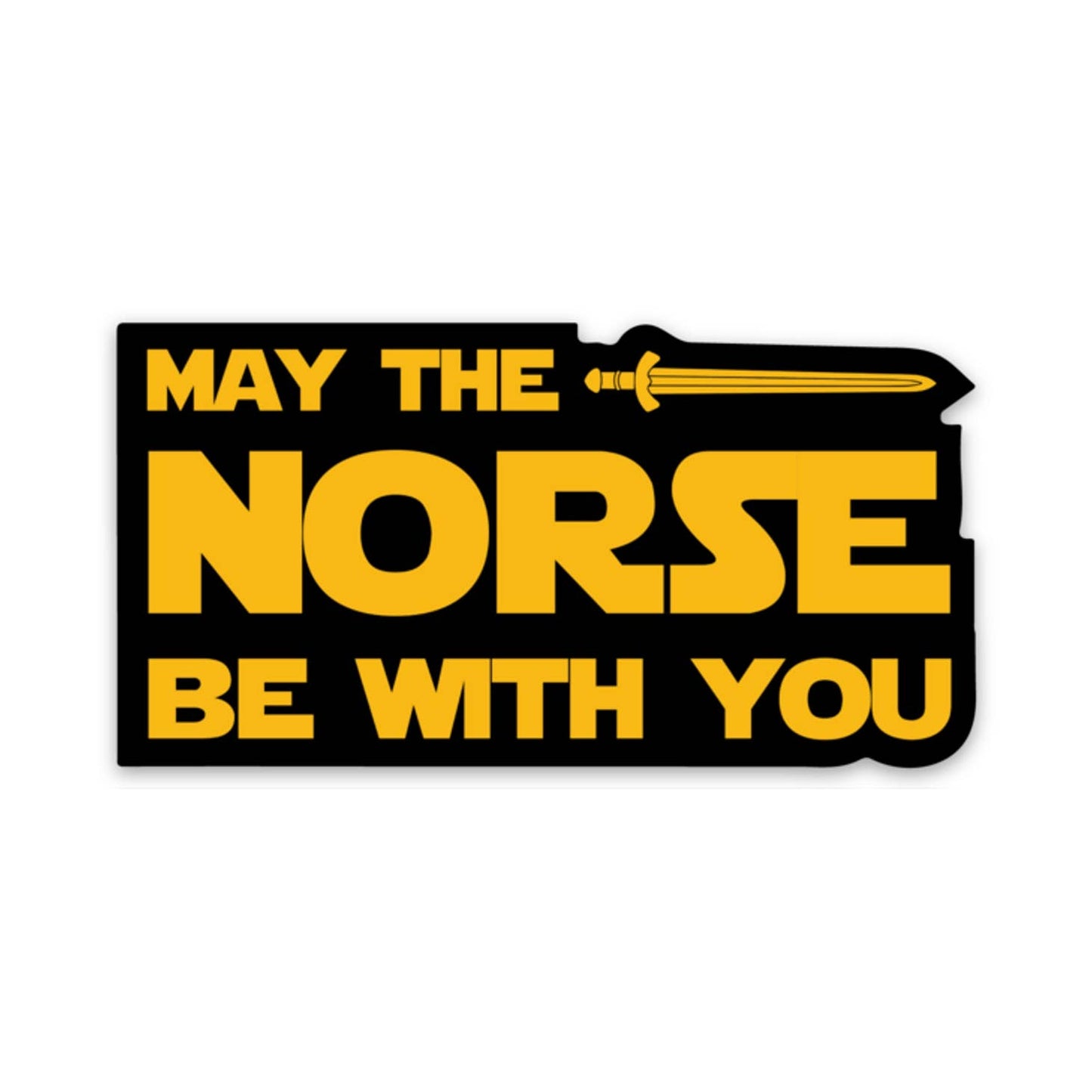 May The Norse Be With You Sticker