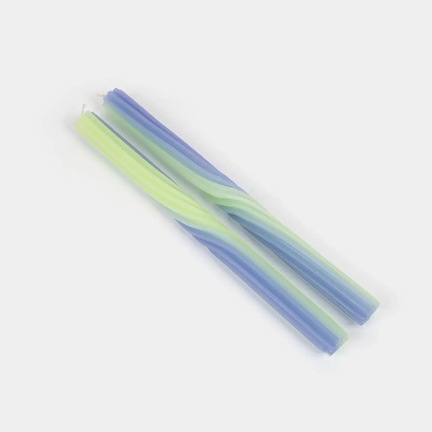 Pivot Candle Sticks By Lex Pott - Lavender & Green (2 Pack)