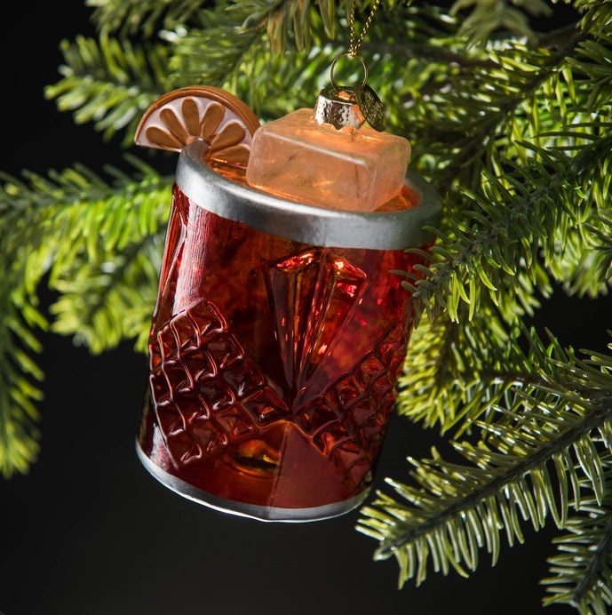 Cocktail Christmas Ornament - Negroni