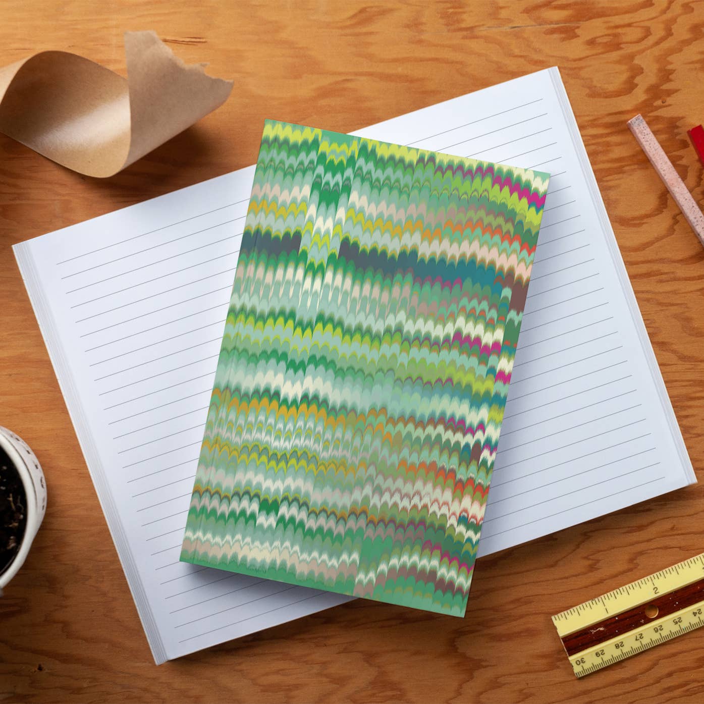 Green Vibrations Classic Layflat Notebook