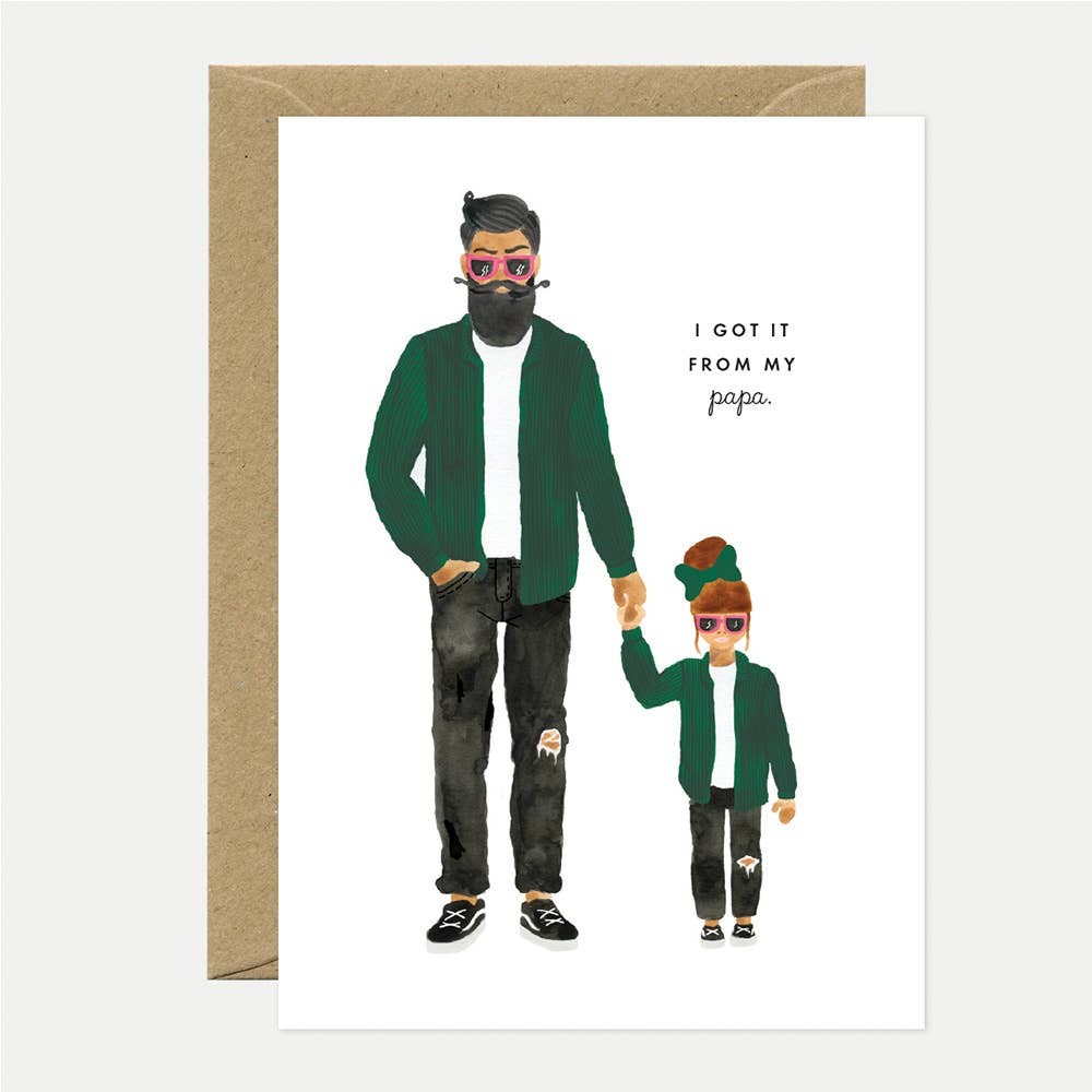 Greeting Cards - Papa Daughter