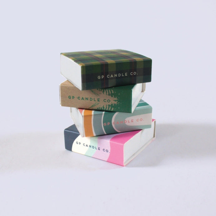 Square 2" Matchbox - Forest Flannel