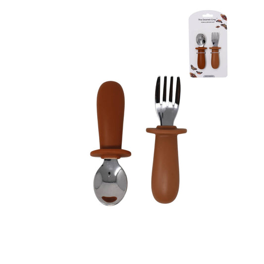 Fork & Spoon Set | Terracotta & Ginger