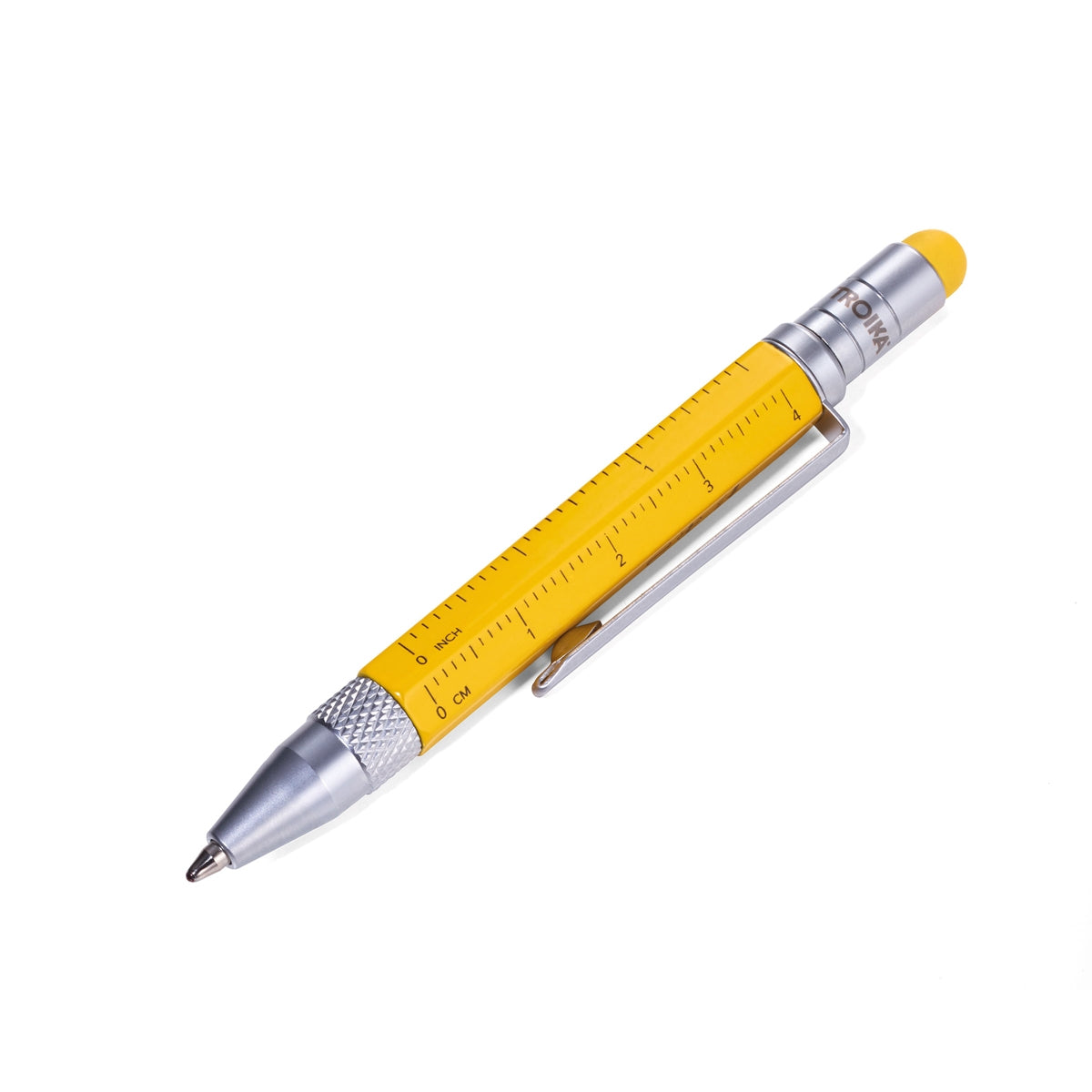 Troika Liliput Construction Mini Ballpoint Stylus Tool Pen - Yellow