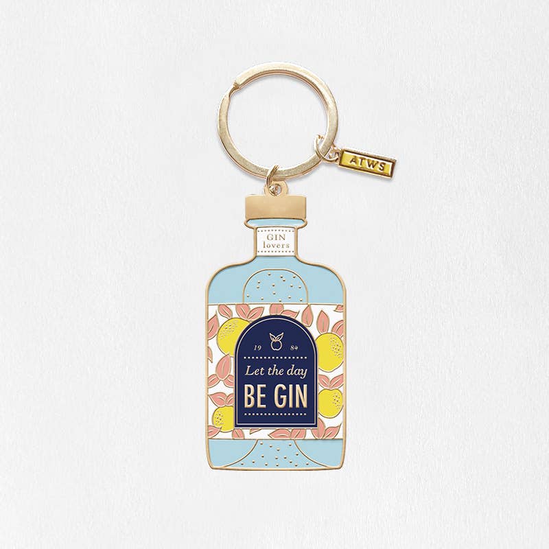 Gin Day Keychain