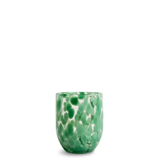 Confetti Glass Tumblers - Green