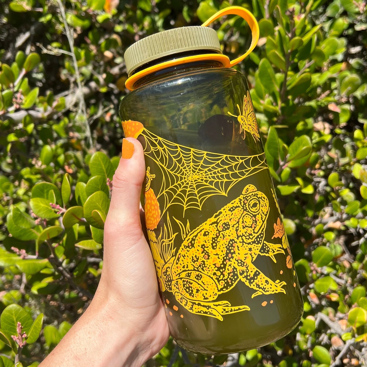 Toad & Mushrooms Nalgene