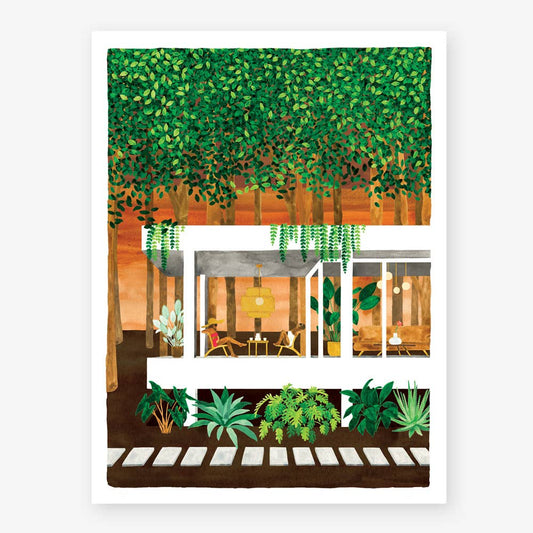 House in the Woods Art Print