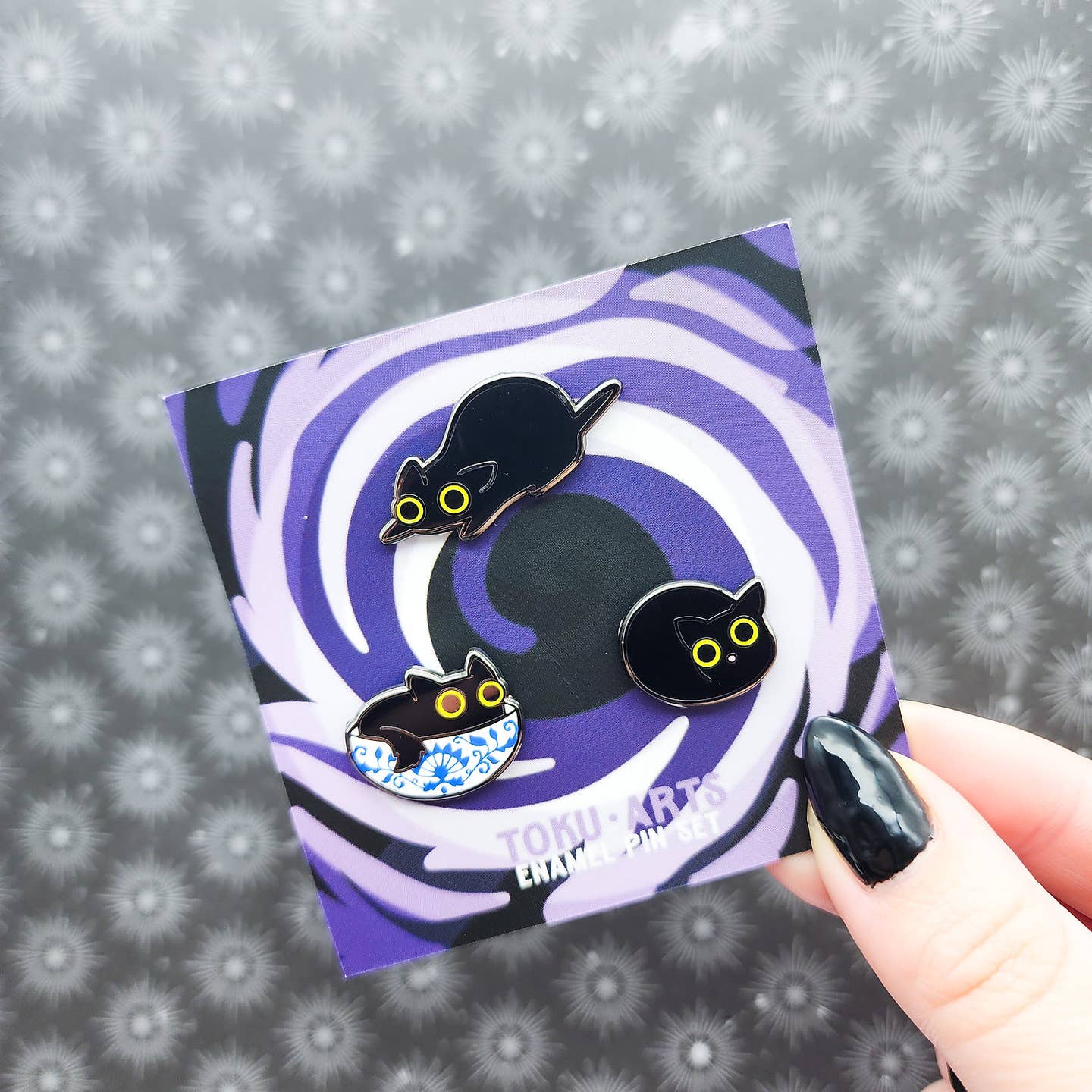 Void Cats Enamel Pin Set