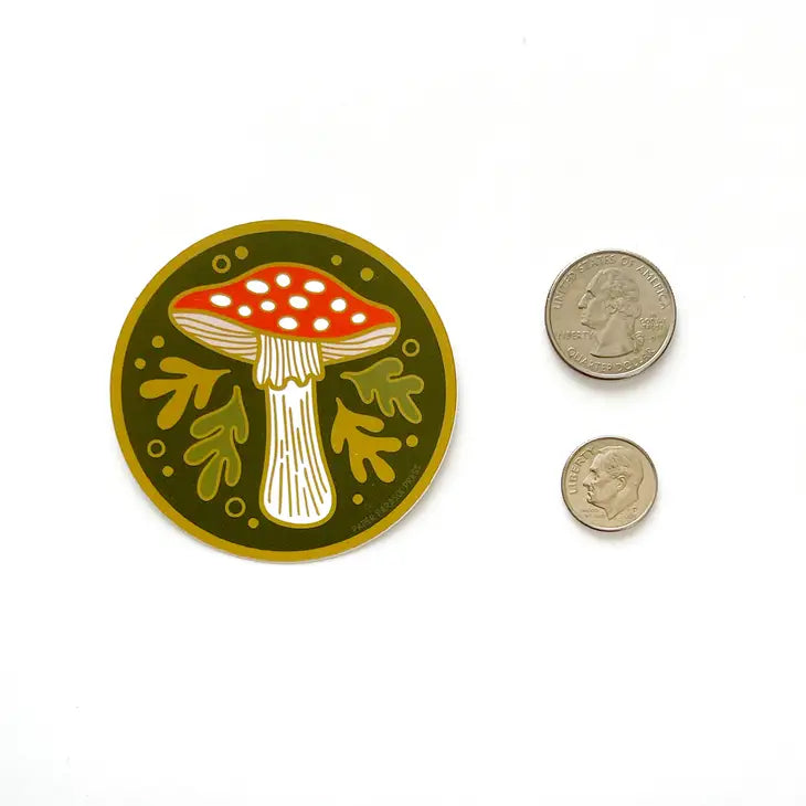 Agaric Mushroom Sticker