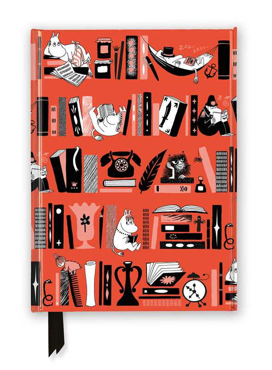 Moomin Bookshelves - Foiled Journal