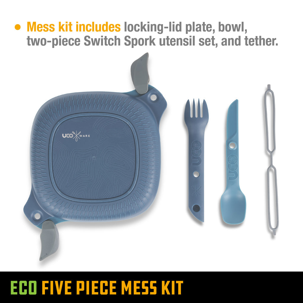 Eco 5-Piece Mess Kit - Ocean Blue