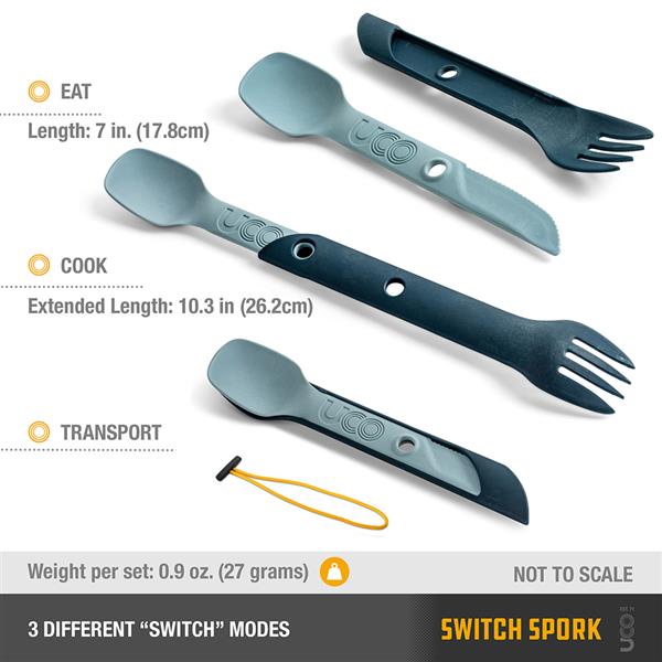 Switch Spork Utensil - Stone Blue