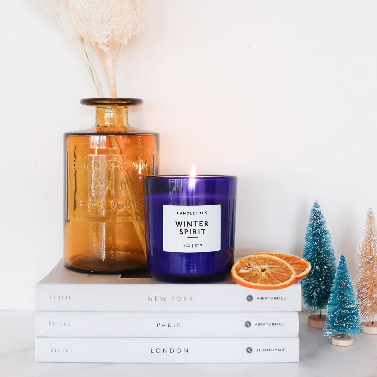 Holiday 8oz Soy Candle - Winter Spirit