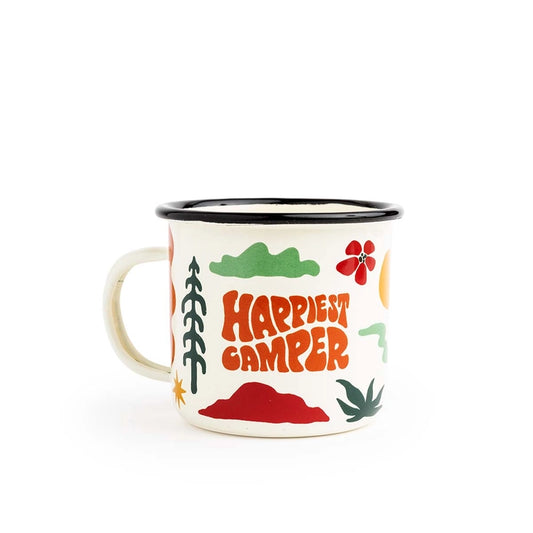 Happiest Camper Enamel Mug